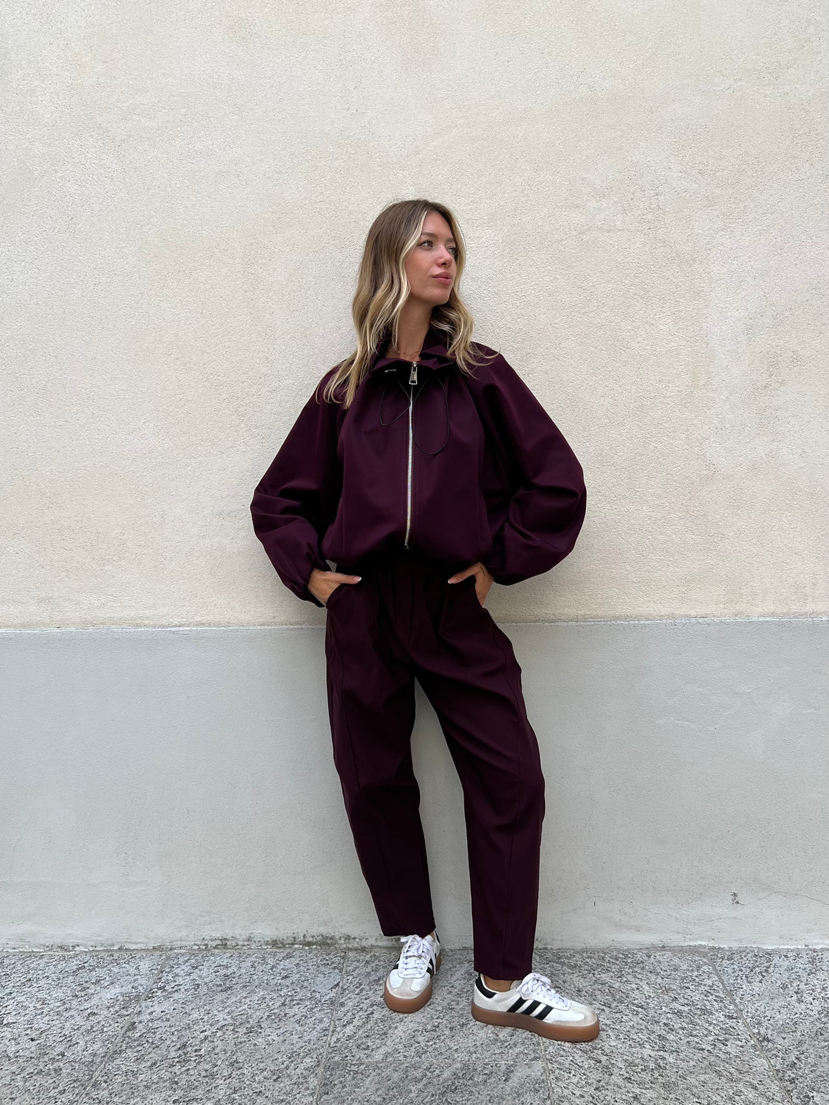Giacca Bomber 11503 Burgundy