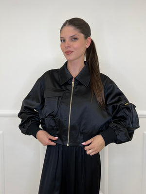 Bomber Raso 24444 Nero