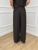Completo Froissé In Viscosa 8262 Marrone