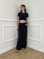 Pantalone Palazzo Lino I586 Nero