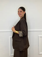 Spotted Interior Jacket 25623 Moro