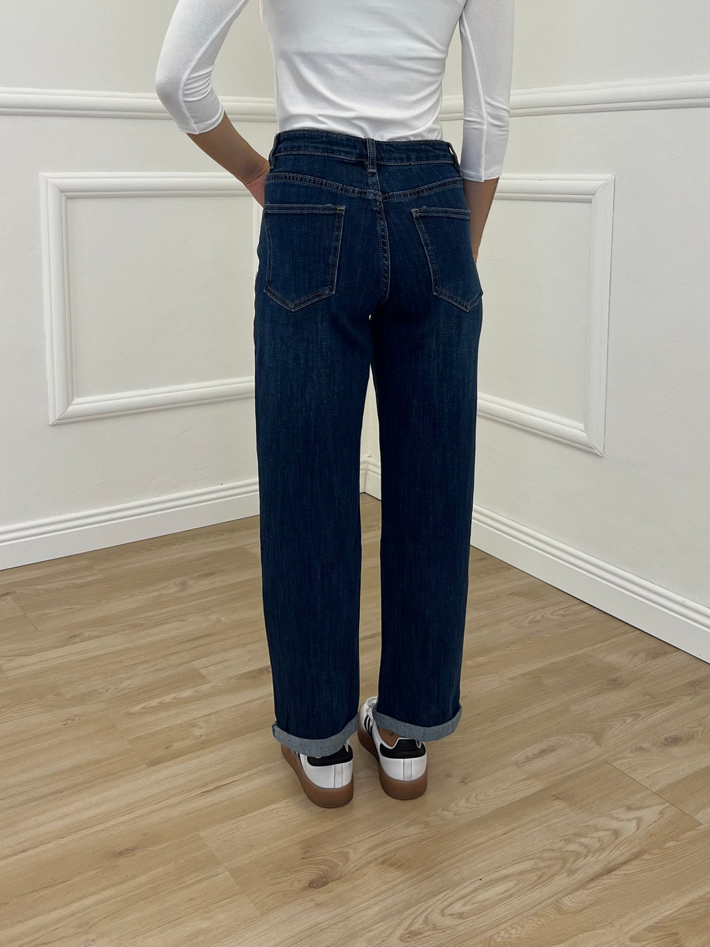 Jeans Mom Fit 9316 Blu