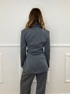 Blazer Over Fiocco 6769 Grigio
