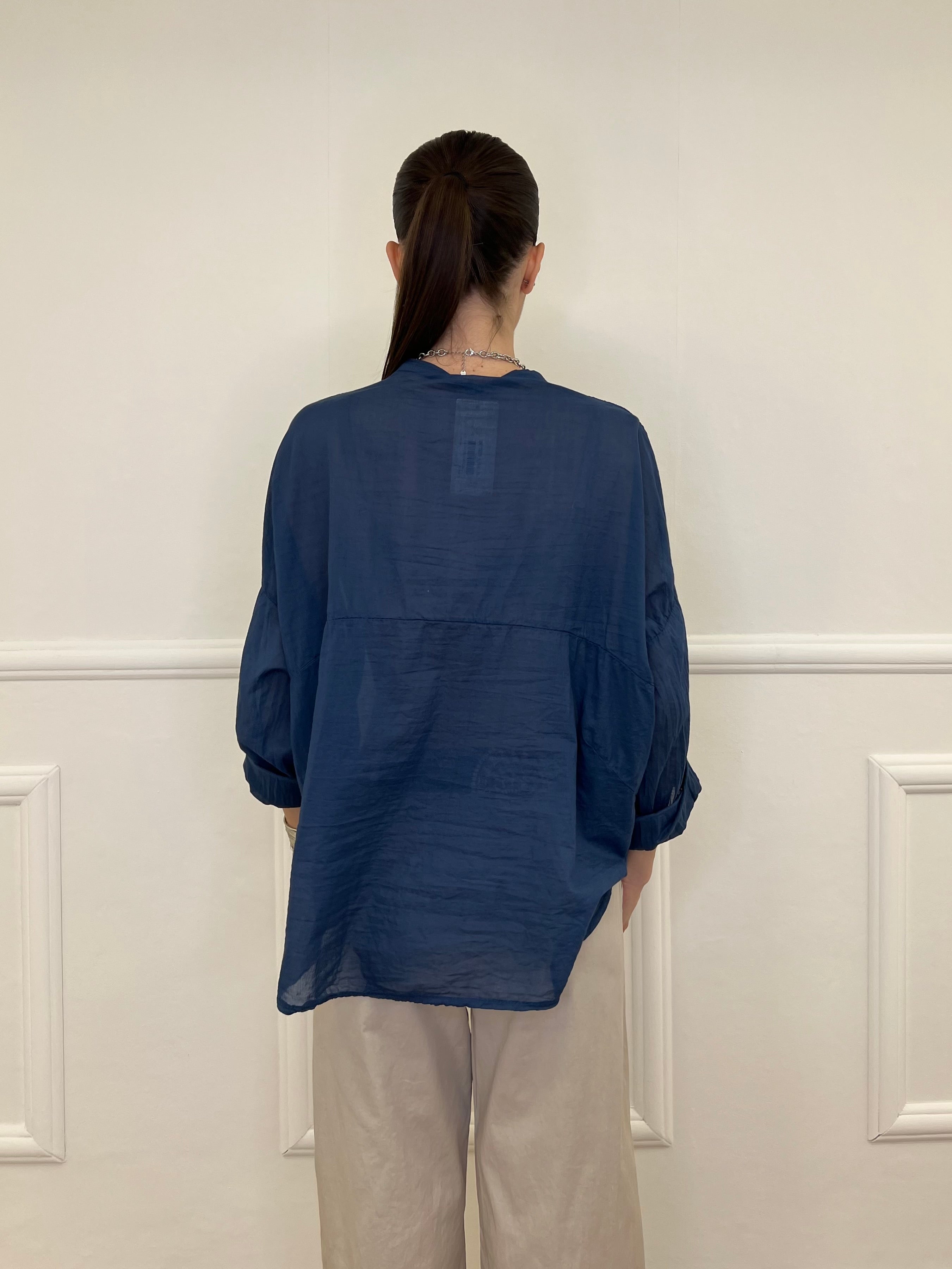 Camicia Over Coreana 3020 Blu Royal