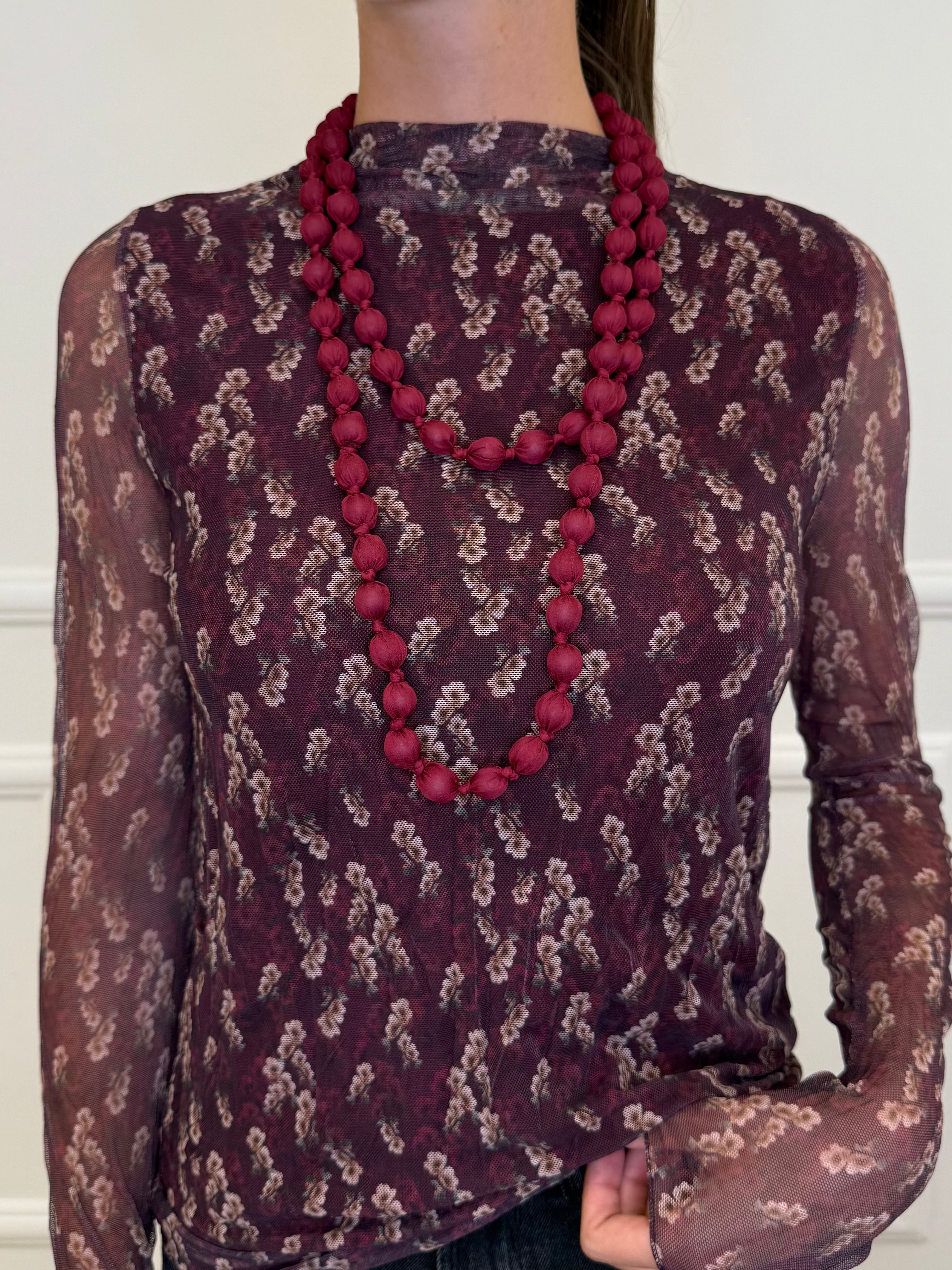 Collana Sfere Piccole NK0296 - Bazar Abbigliamento