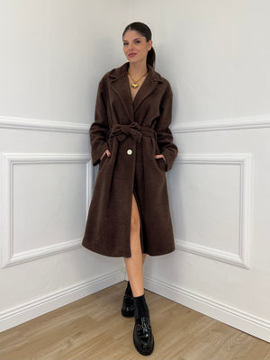 Cappotto Boucle' 81887 Moro