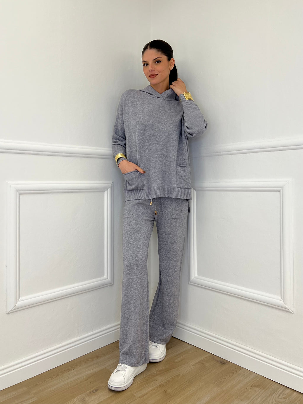 Completo Cappuccio 60592 Grigio