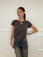 T-shirt Basic V0550 Moro