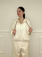 Giubbino Taffetà Cappuccio 5029 Panna