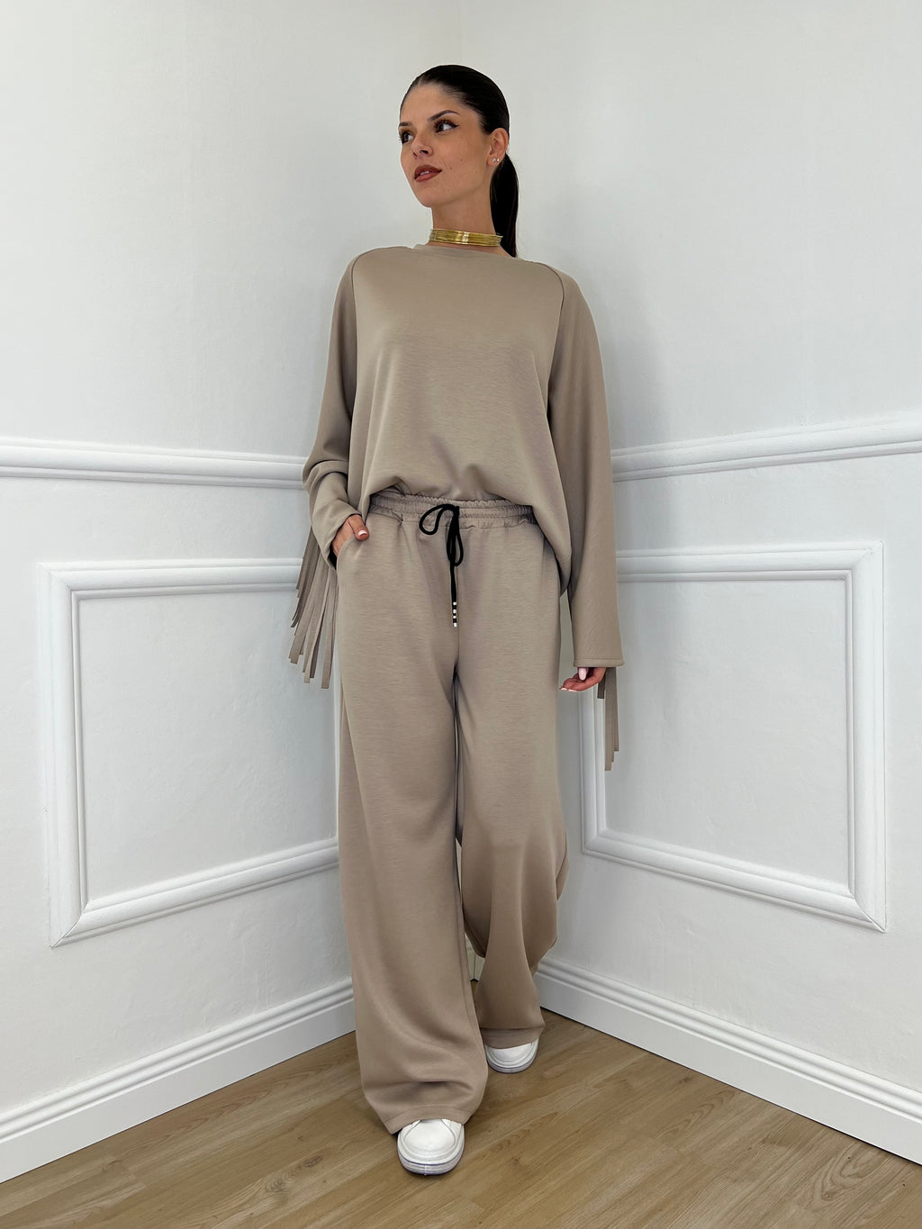 Felpa Frange 11792 Mocha