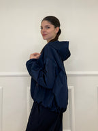 Giubbino Taffetà Cappuccio 5029 Blu