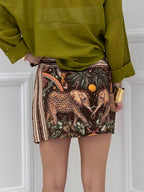 Gonna Pareo Corta Jungle BM196 Marrone