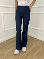Jeans Flare Chambray 5025 Blu