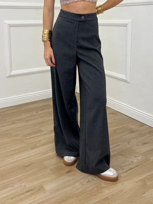Pantalone Palazzo Spacco 1454 Grigio