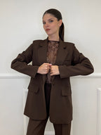 Maglia Pizzo MM188 Caffè - Bazar Abbigliamento