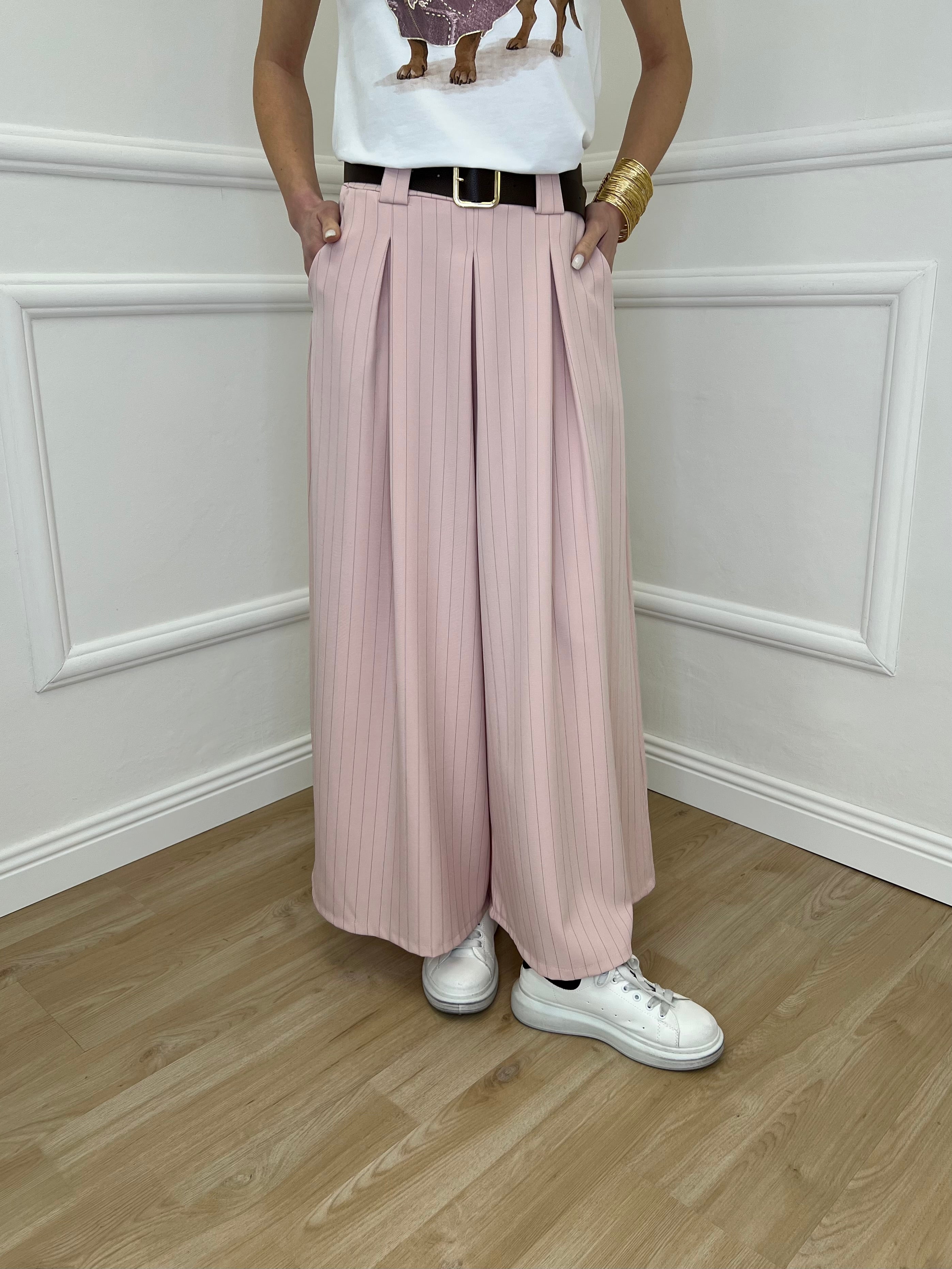 Pantagonna Gessato 2568 Rosa