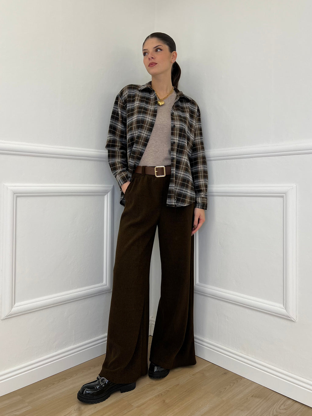 Pantalone Corduroy 6156 Marrone