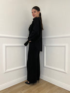 Camicia Overshirt in Twill A6262 Nero