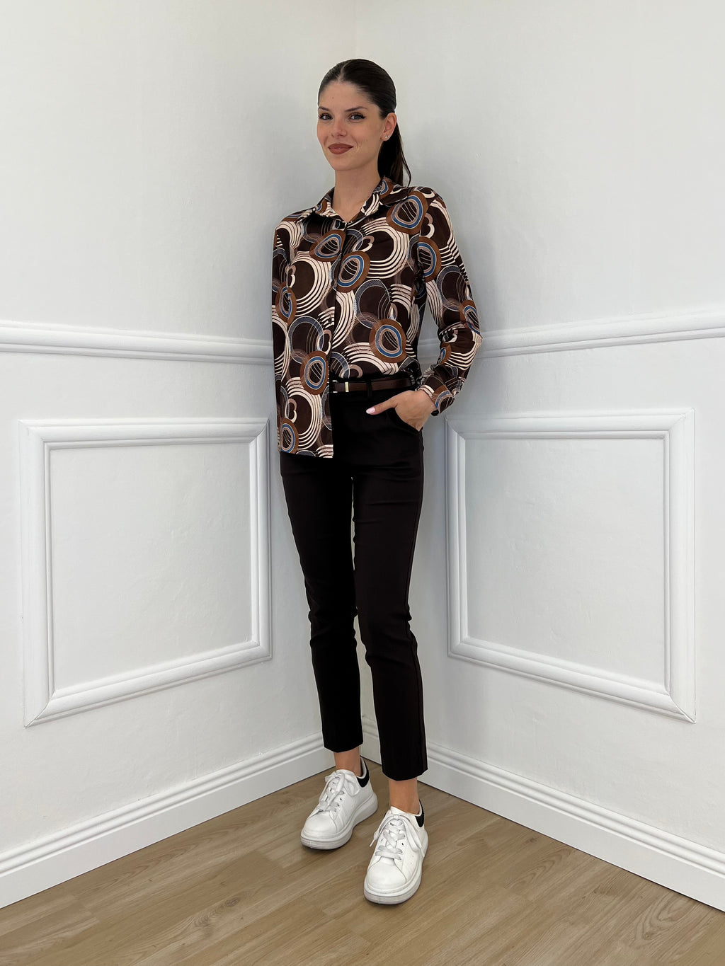 Pantalone Sigaretta 5199 Caffè - Bazar Abbigliamento