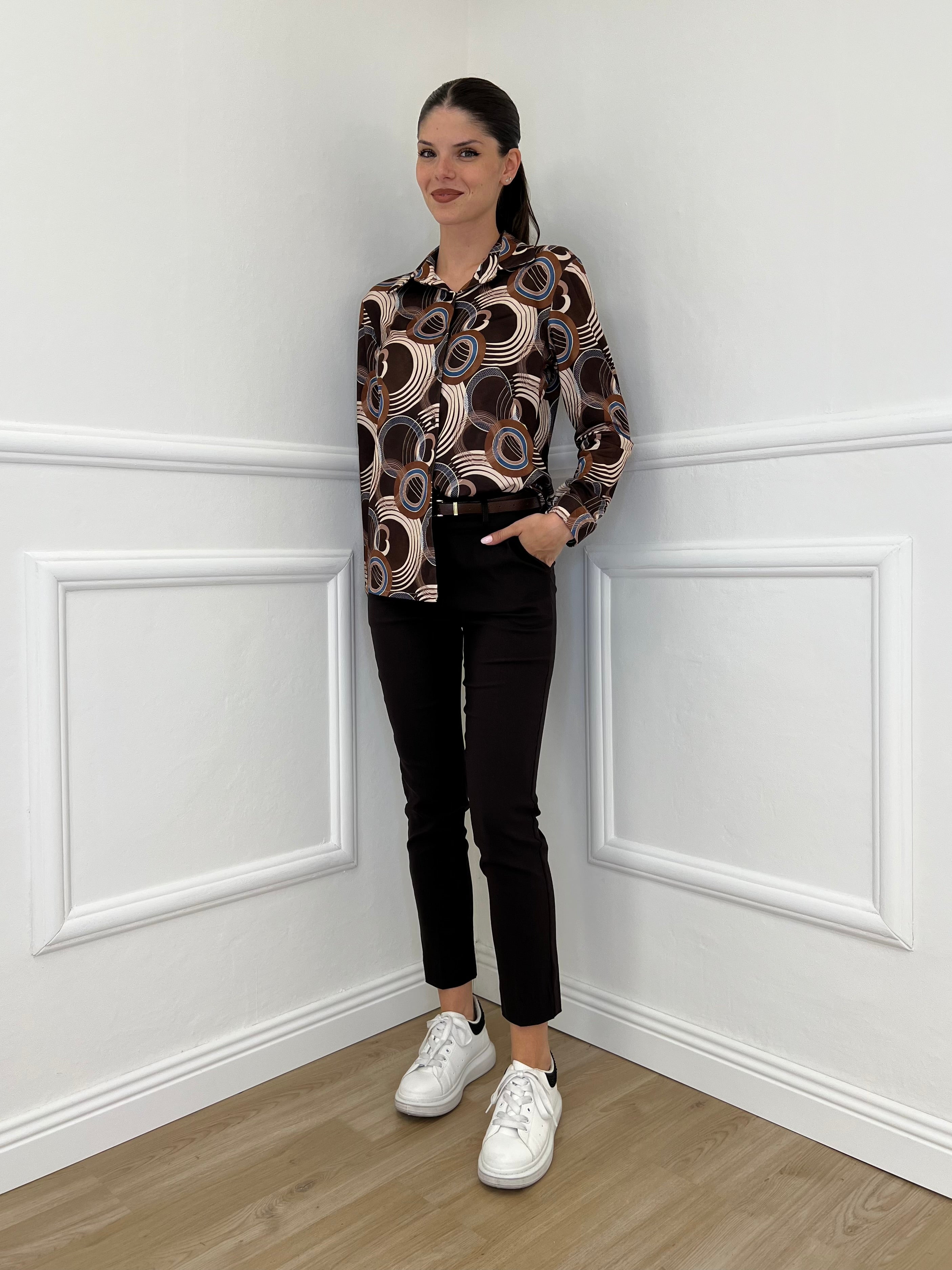 Pantalone Sigaretta 5199 Caffè - Bazar Abbigliamento