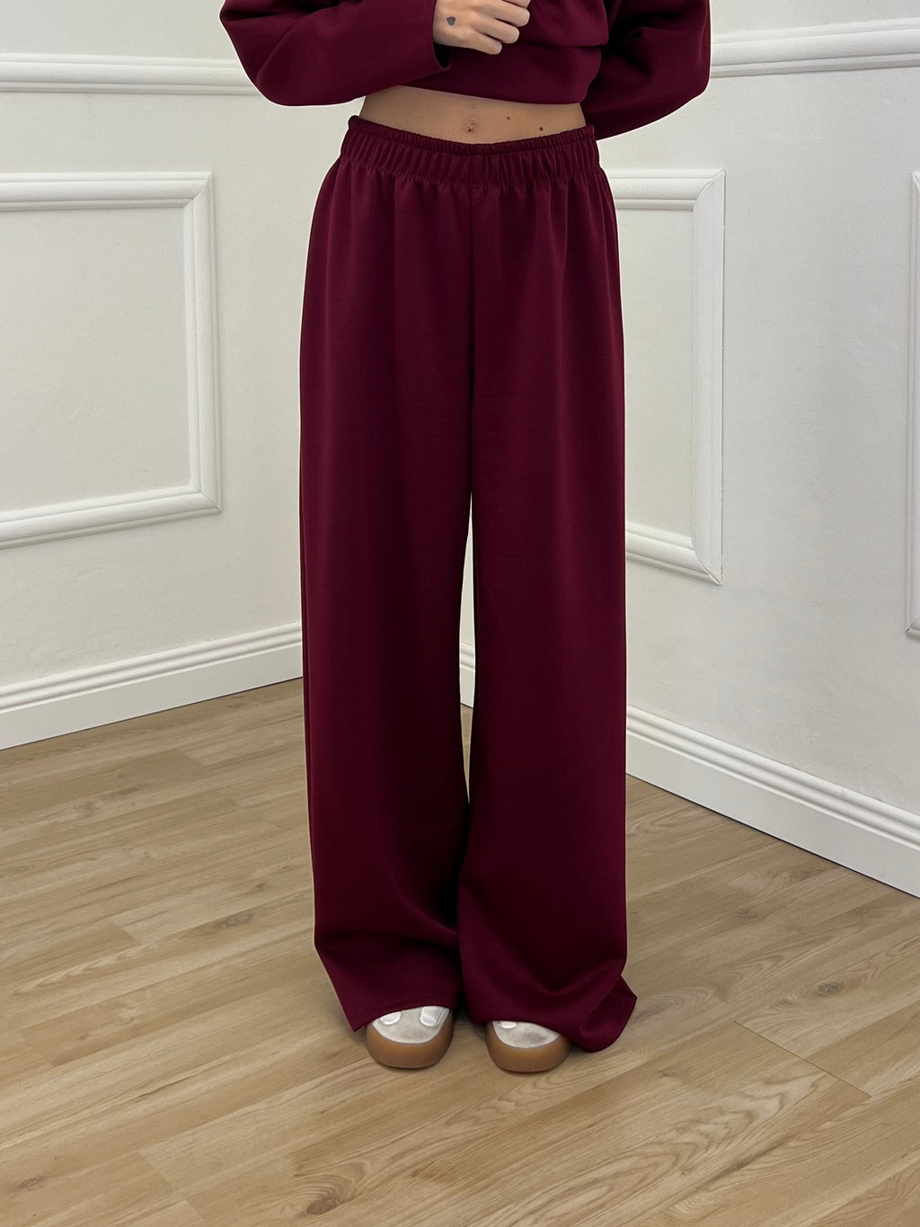Tuta Over in Viscosa 3277 Bordeaux