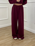 Tuta Over in Viscosa 3277 Bordeaux