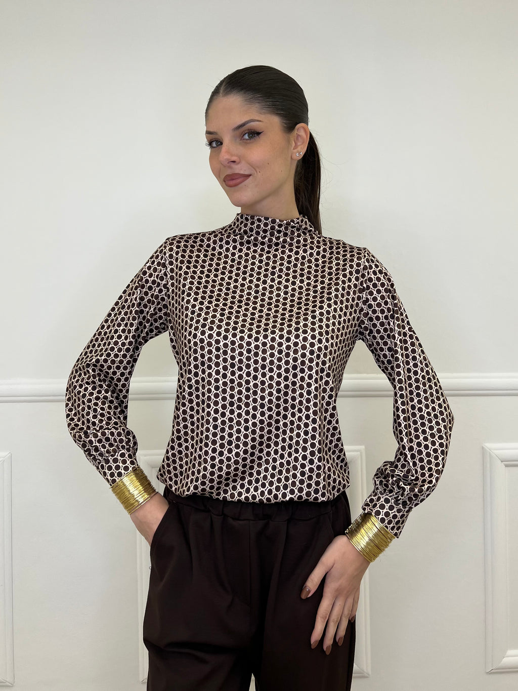 Maglia Jersey Vulcano 6391 Marrone