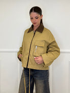 Blouson Over TR8866 Khaki - Bazar Abbigliamento