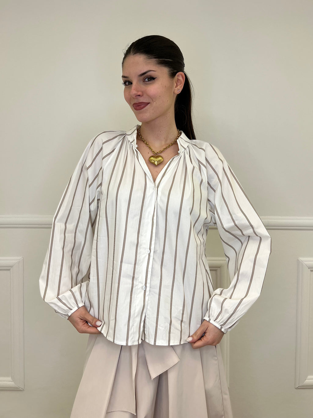 Camicia Popeline Regimental 118642 Bianco