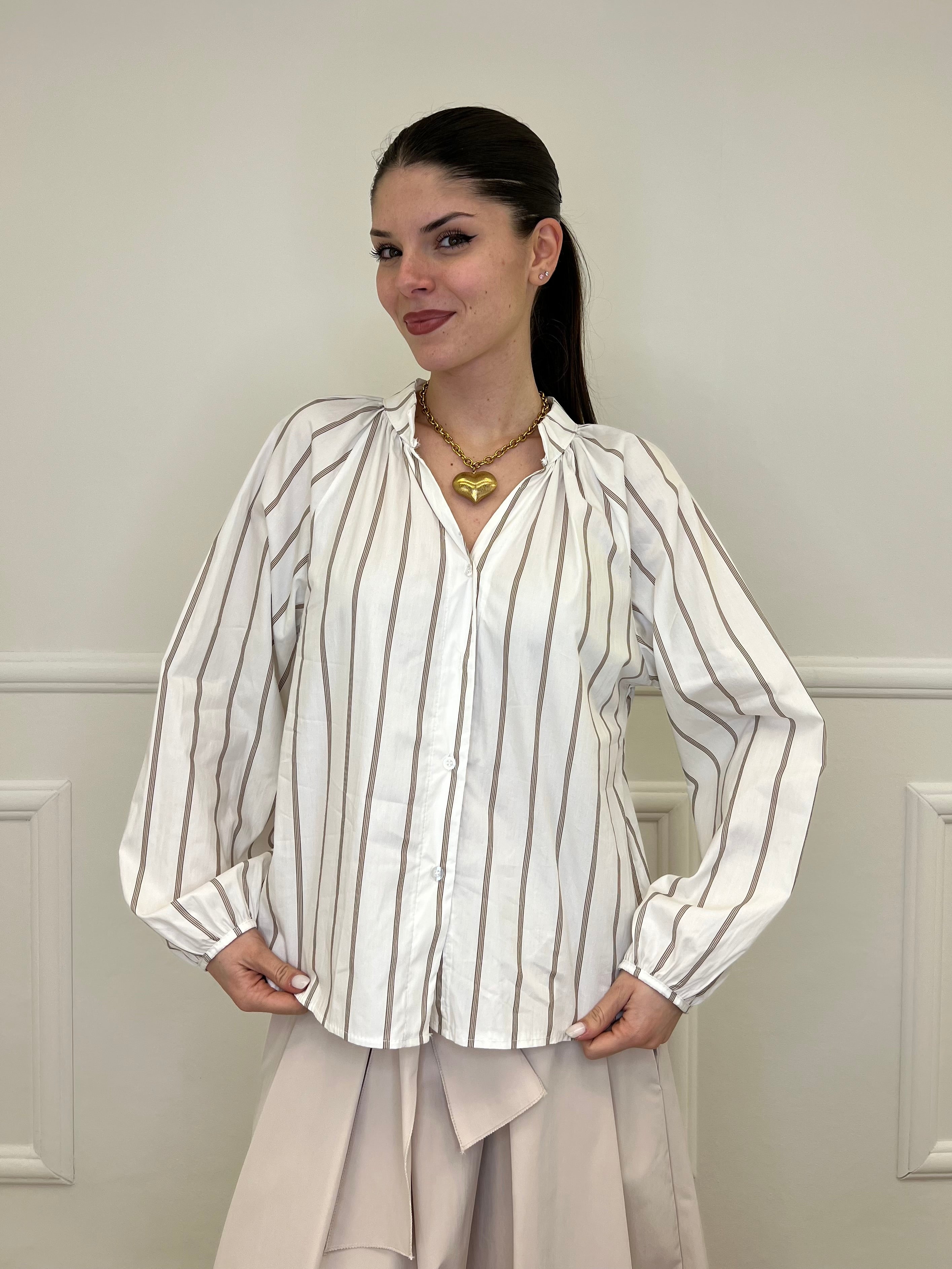 Camicia Popeline Regimental 118642 Bianco