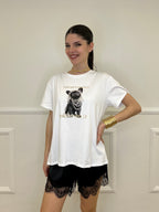 T-shirt Over Bulldog Francese
