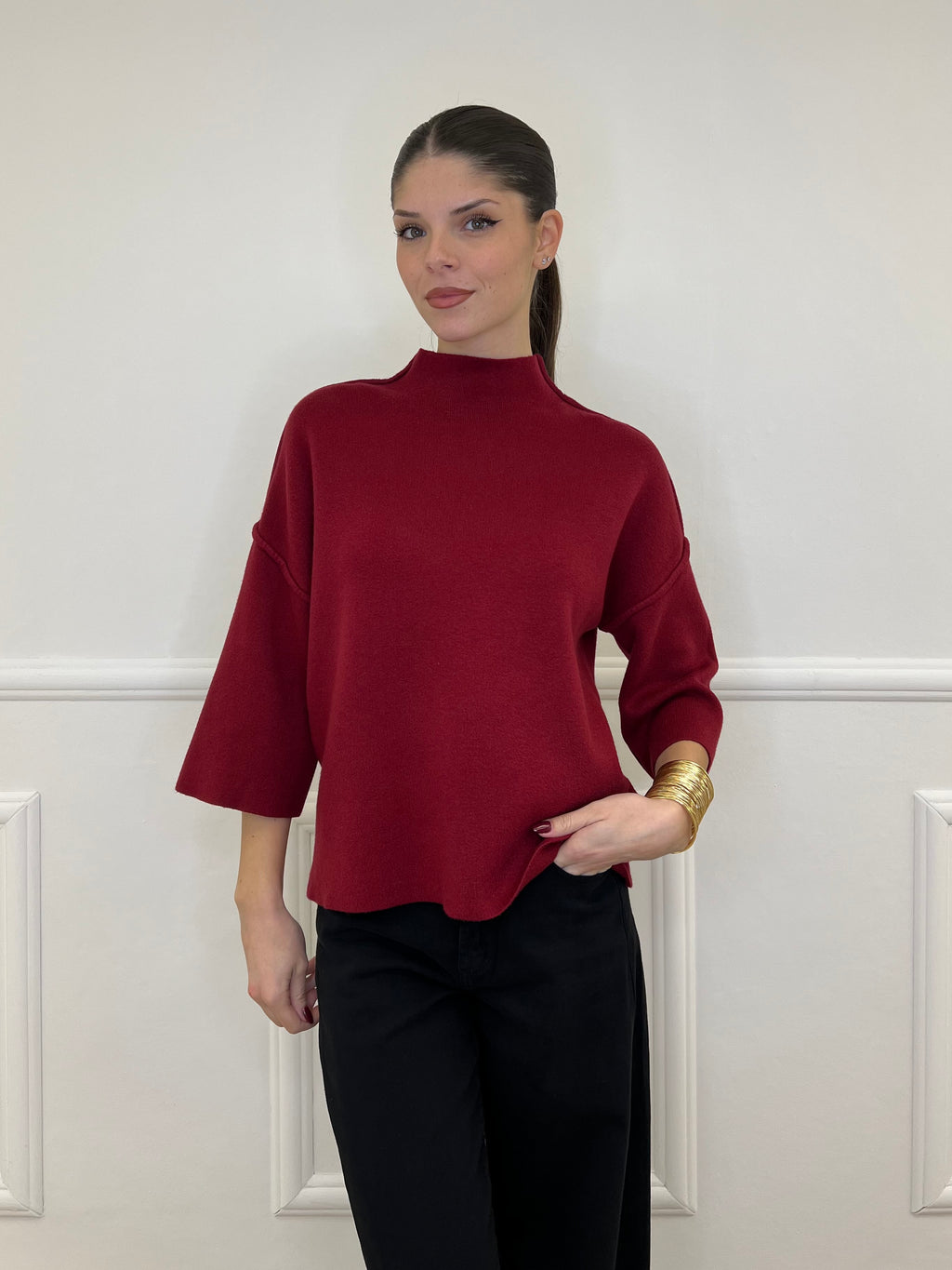 Maglia Profili 8162 Bordeaux