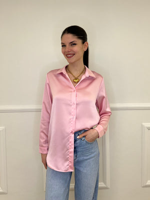 Camicia Satin 261081 Rosa
