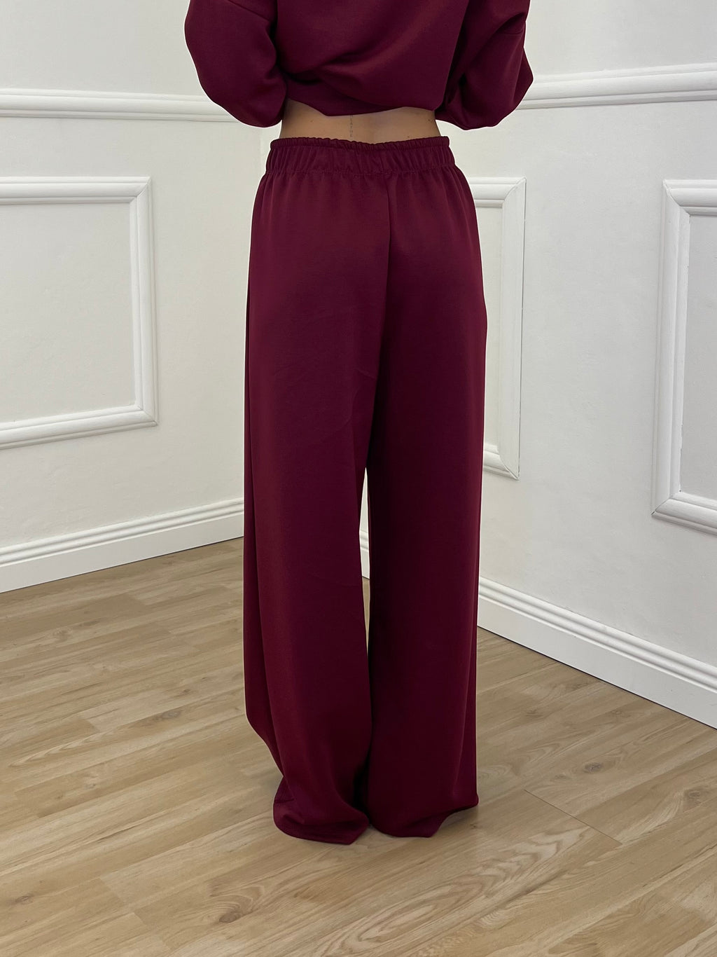 Tuta Over in Viscosa 3277 Bordeaux