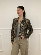 Giacca Denim Animalier 5806