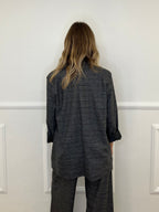Blazer Over Principe Di Galles 4273 Grigio
