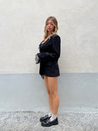 Blazer con Pizzo 26558 Nero