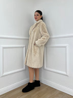 Cappotto Pelliccia 6619 Ecru