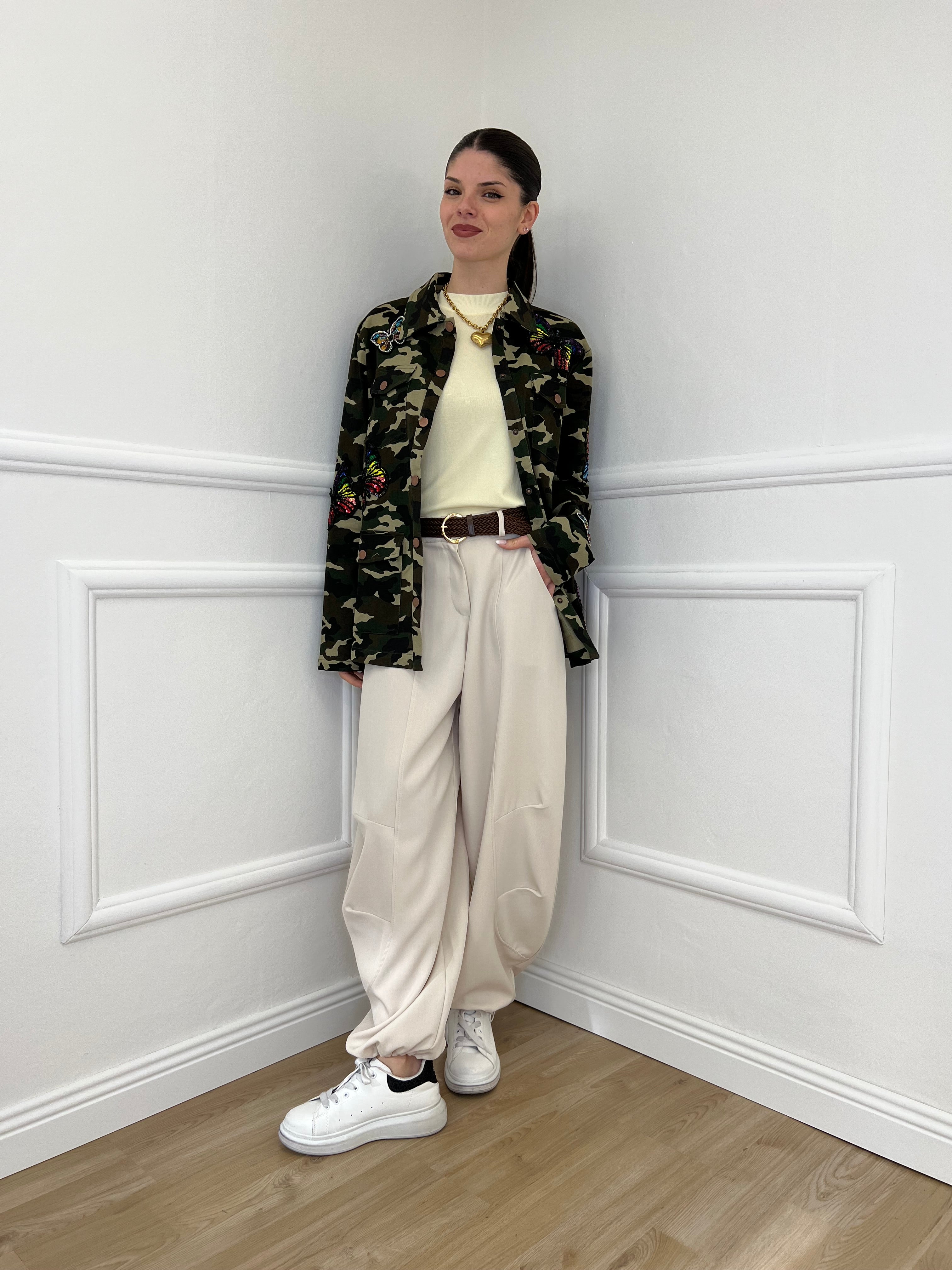 Pantalone Parachute Balloon 28894 Ecru