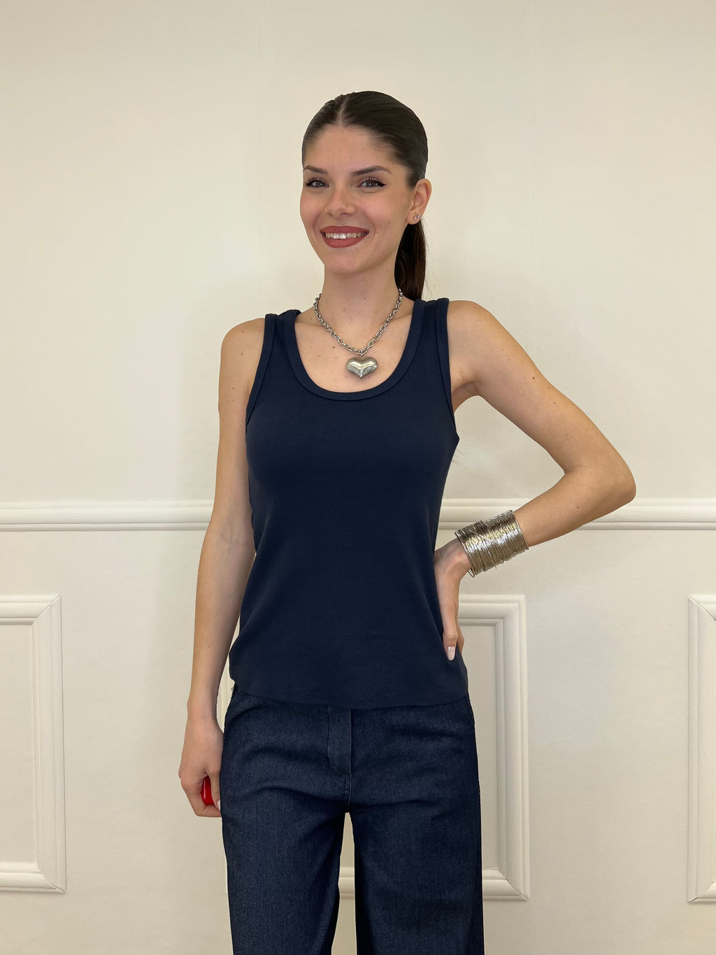 Top Cotone Costine 726198
