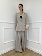 Pantalone a Palazzo 21509 Taupe