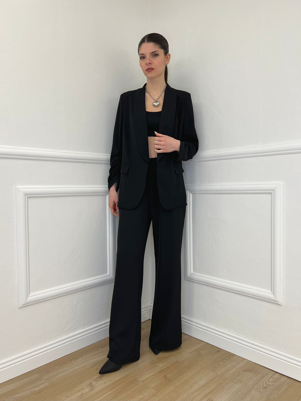 Tailleur Fluido 82068 Nero