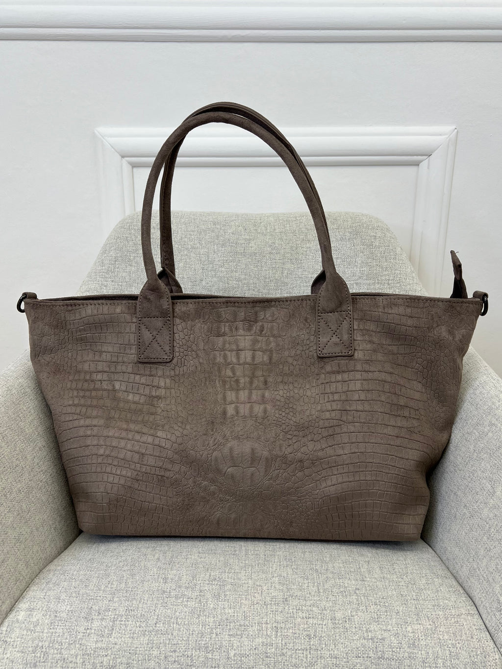 Borsa Baguette Cocco Scamosciata 6325