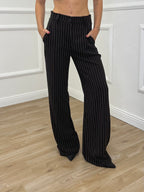 Tailleur Gessato Monopetto 83459 Marrone