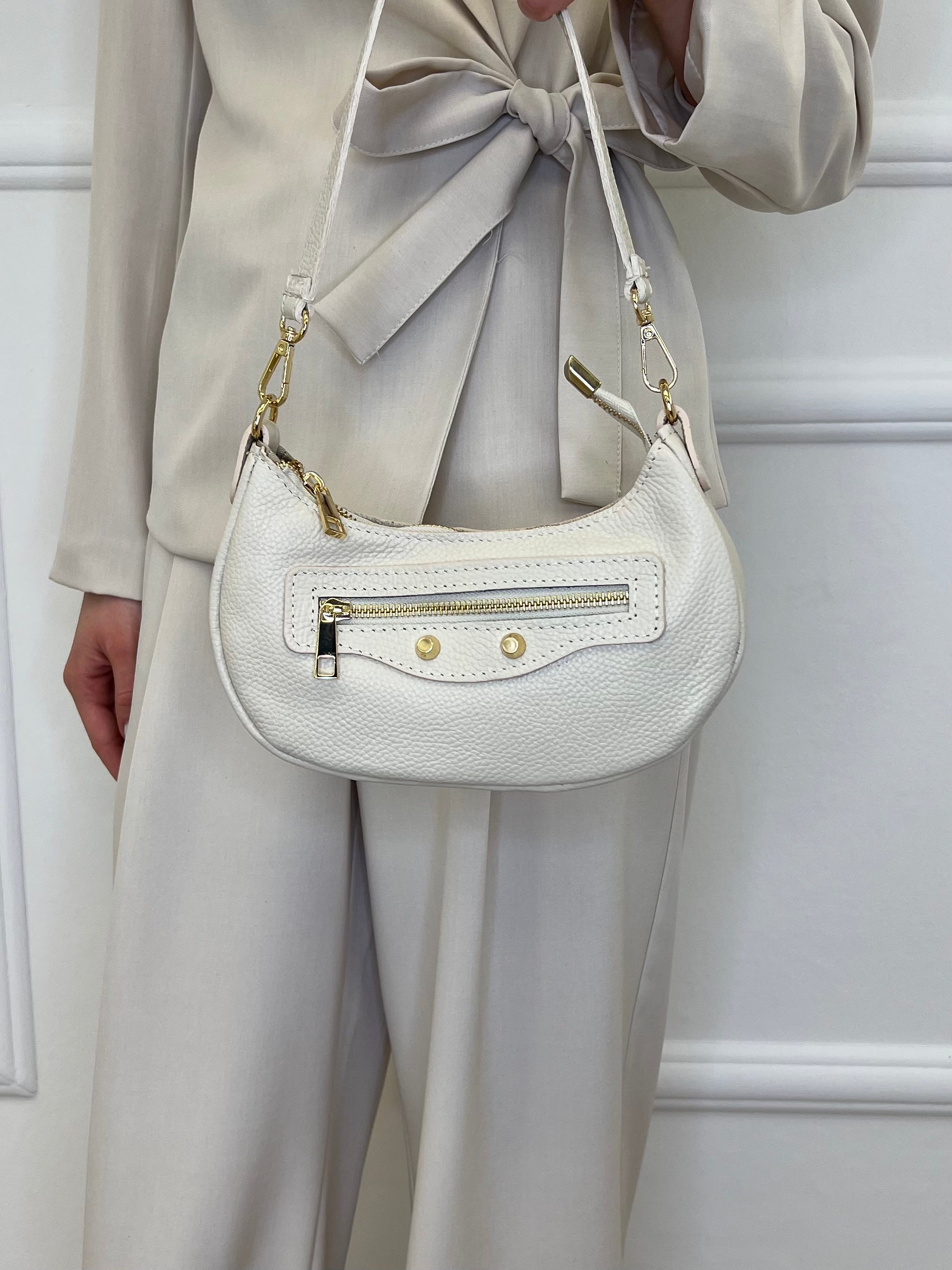 Borsa Hobo Con Borchie CHLOE Vera Pelle