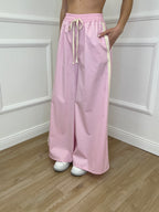 Pantalone Palazzo Bande 7809 Rosa