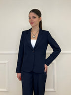 Giacca Corta in Gabardine 1878 Blu