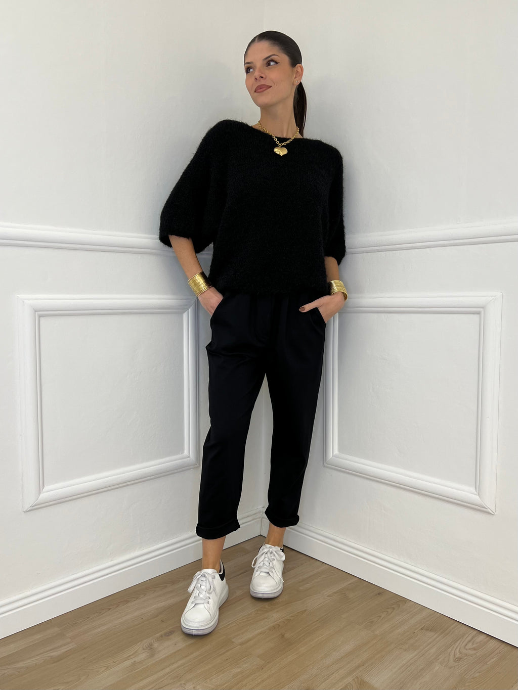 Maglia Mohair 911 Nero