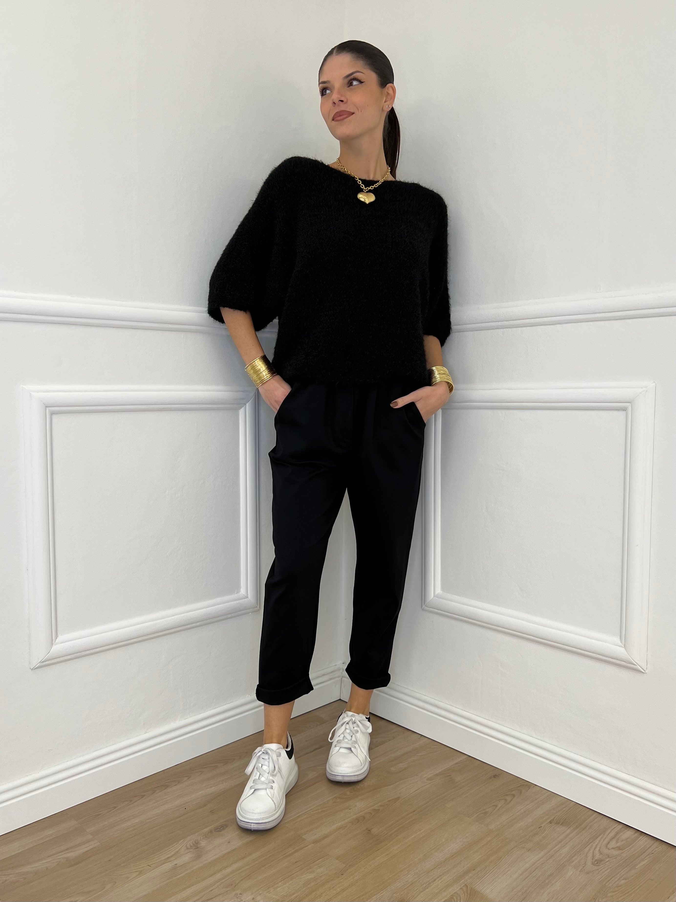 Maglia Mohair 911 Nero