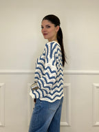 Maglia Traforata Ondine 10514 Avio